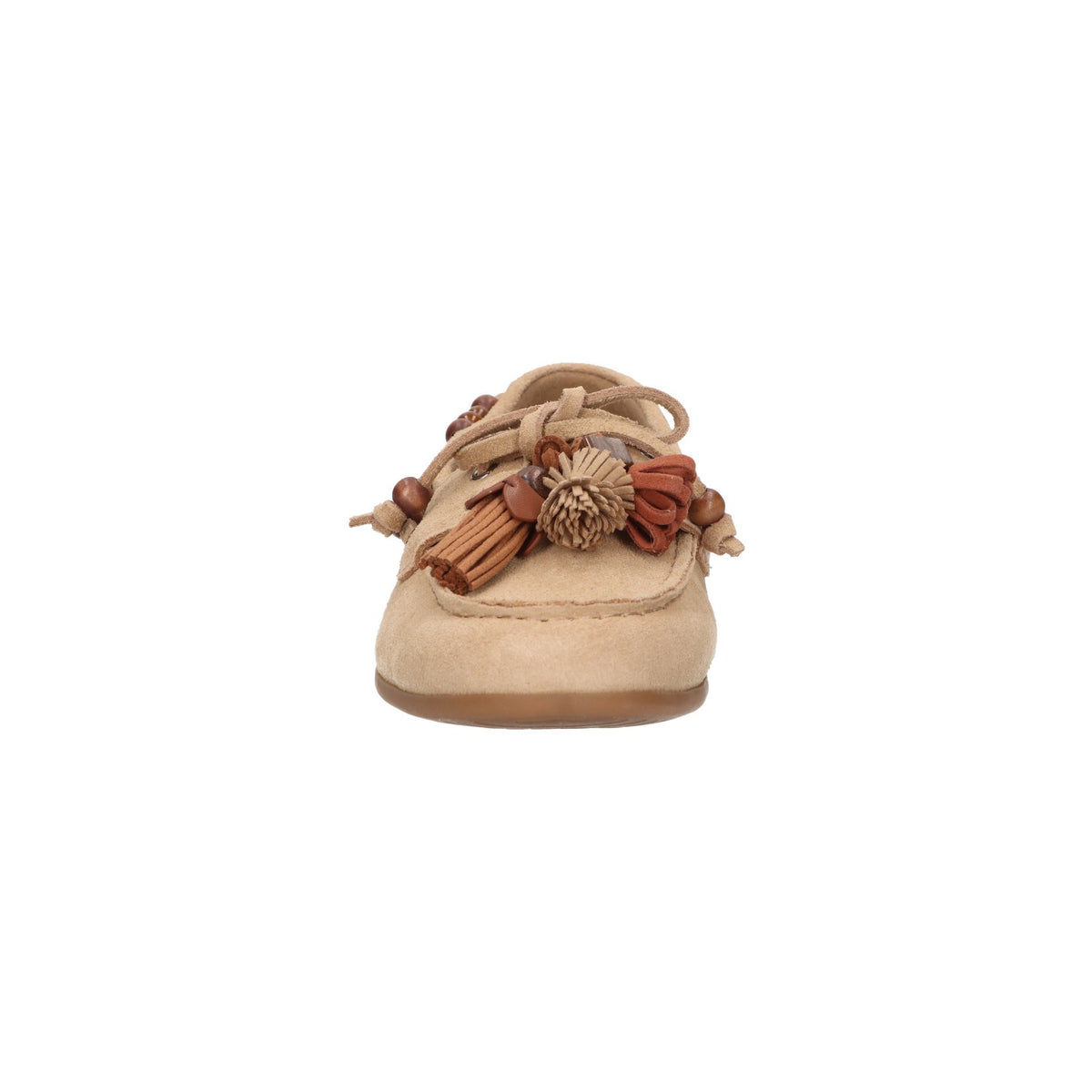 Mocassin beige leer