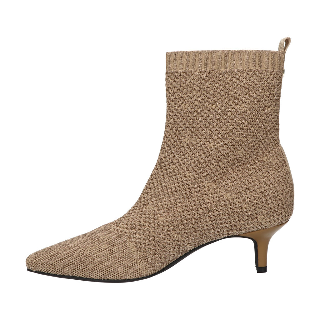 Enkellaars goud knitted