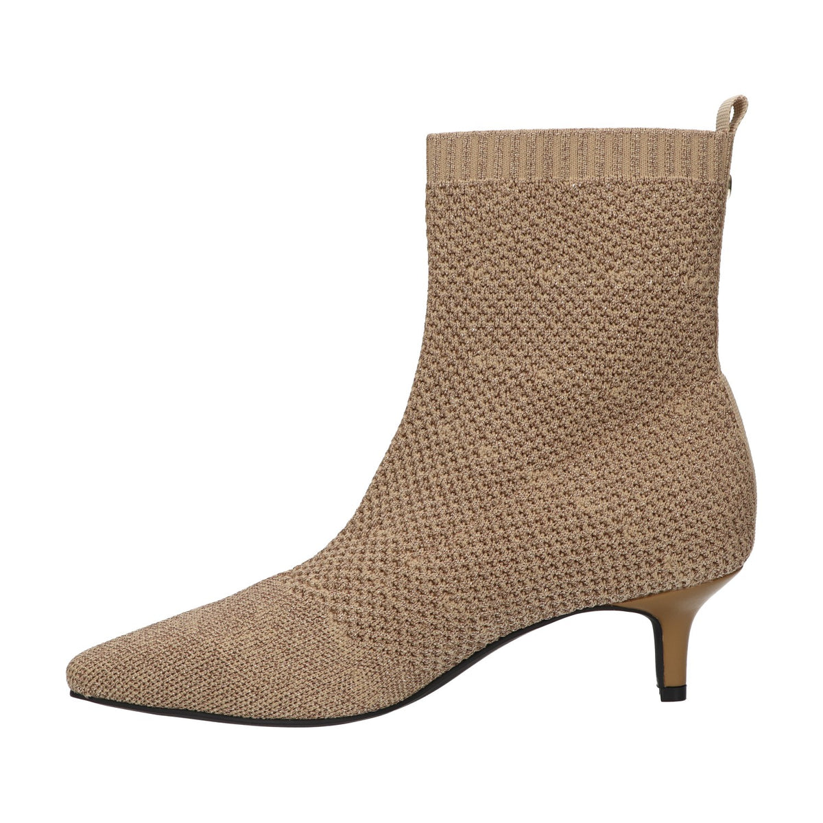 Enkellaars goud knitted