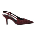 Slingback bordeaux