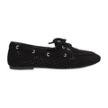 Loafer zwart textiel