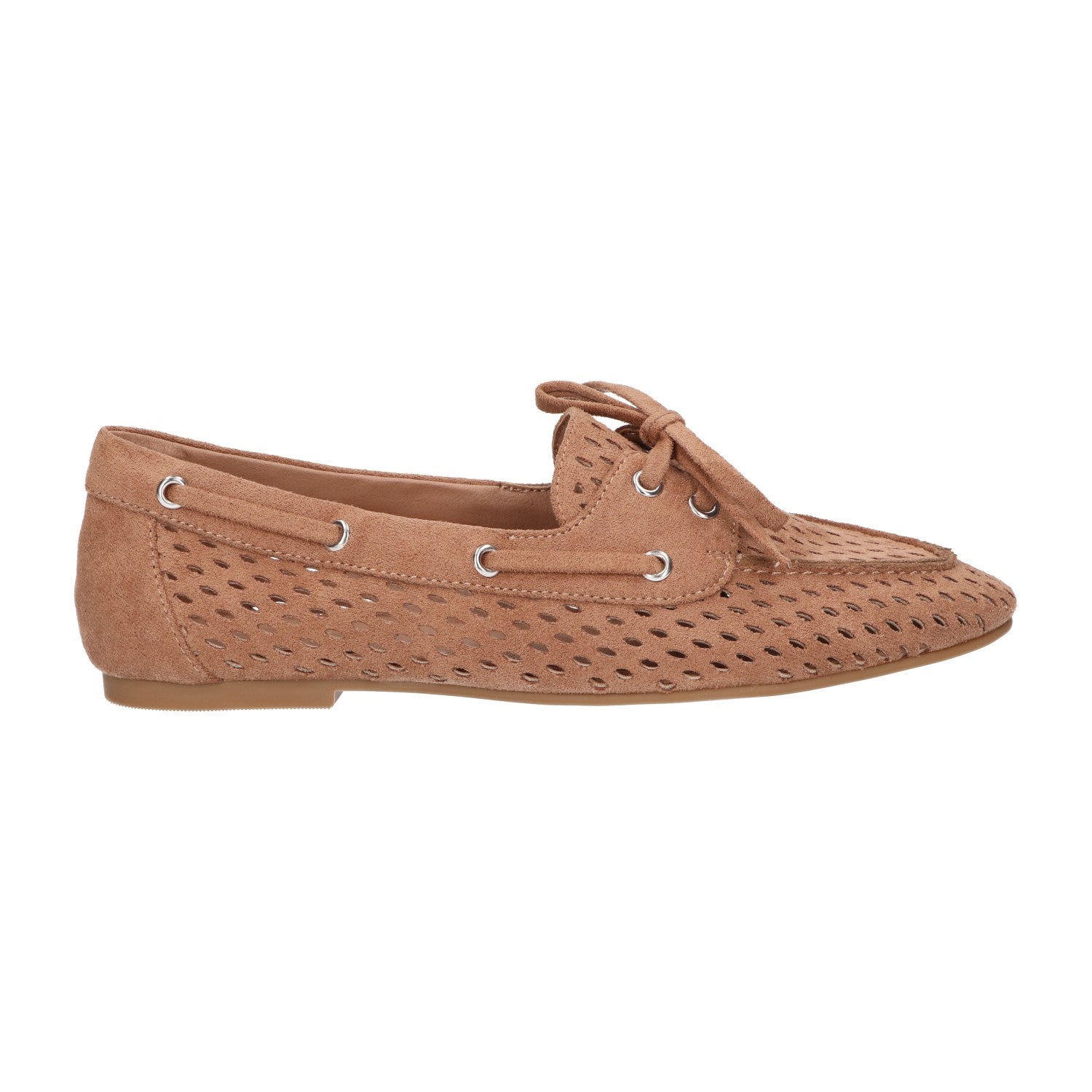 Loafer beige textiel