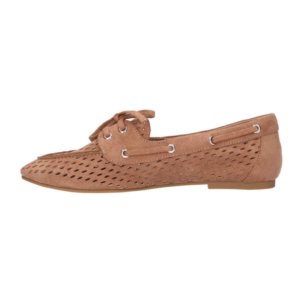 Loafer beige textiel