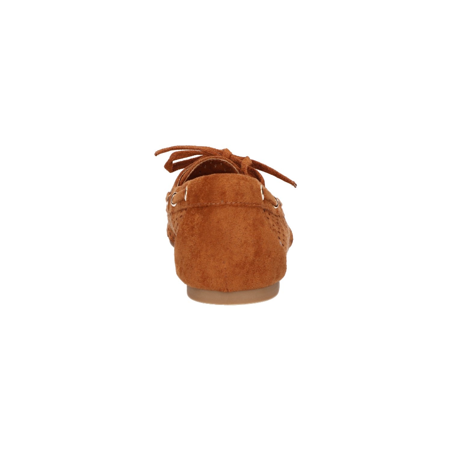Loafer cognac textiel