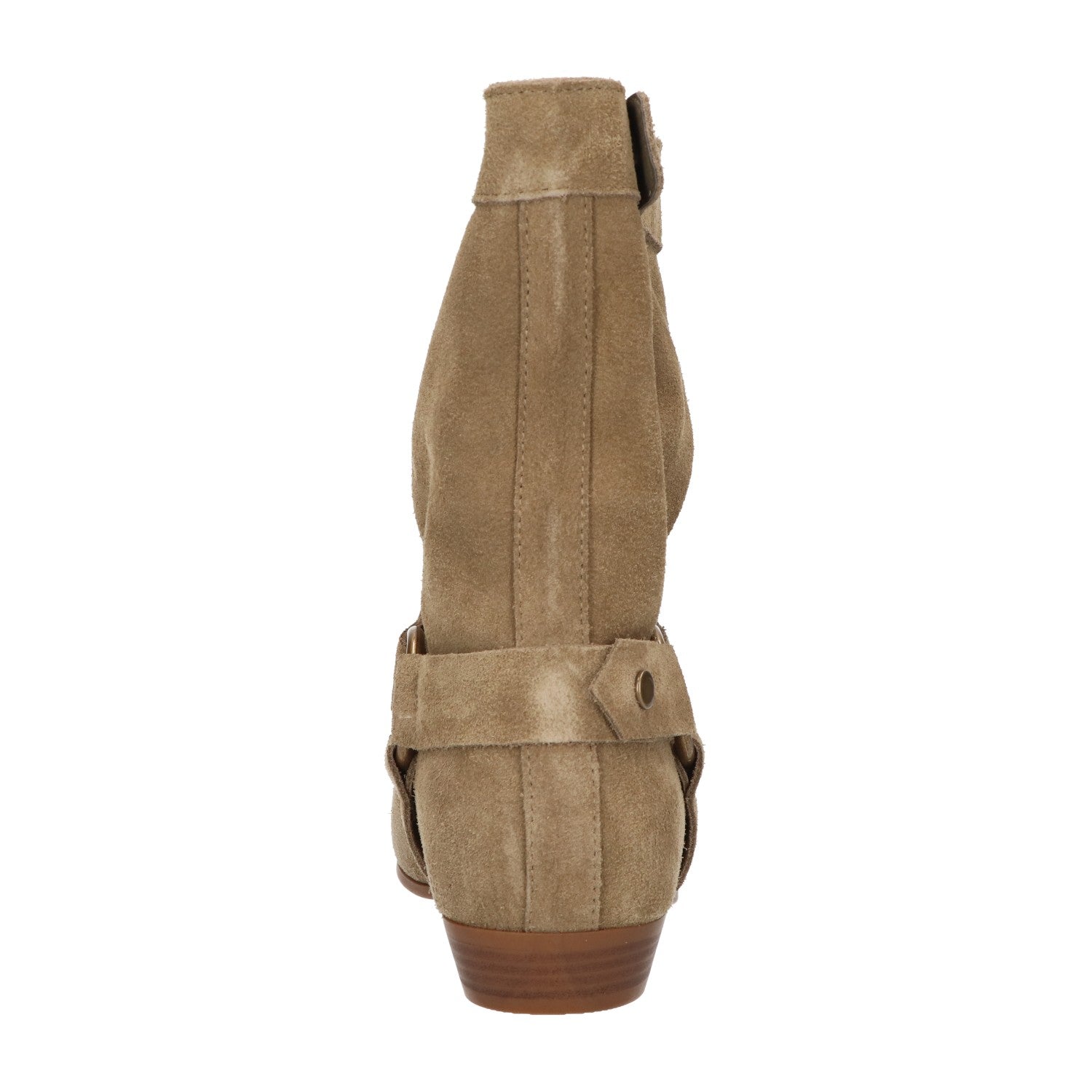 Laars kaki suede