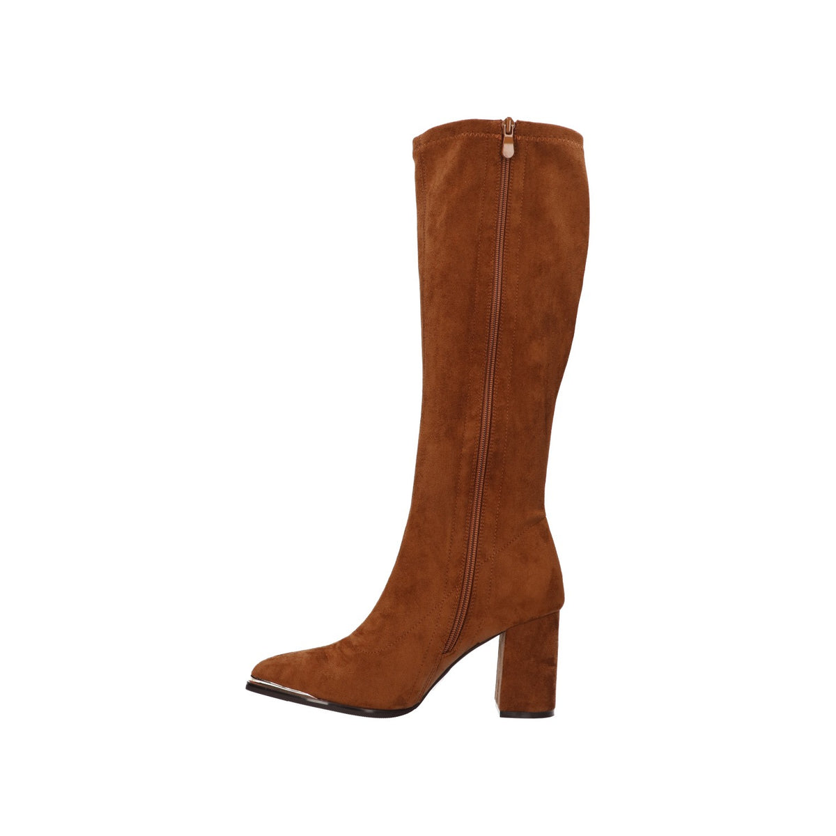 Hoge laarzen camel