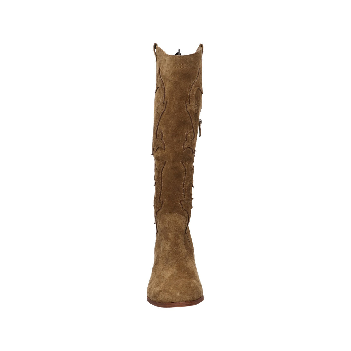 Western boot kaki leer