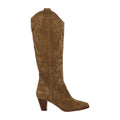Western boot kaki leer