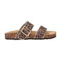 Slipper leopard glitter synthetisch