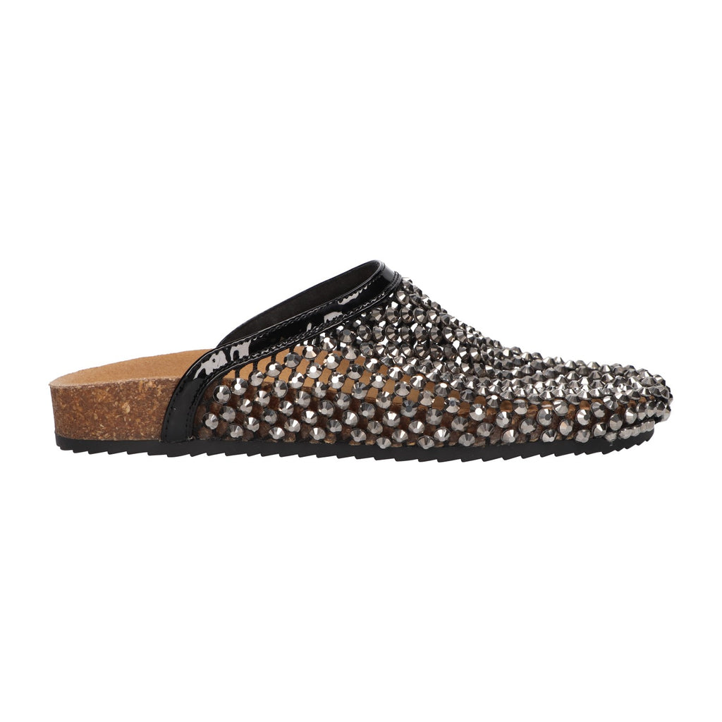Slipper diamonds zwart