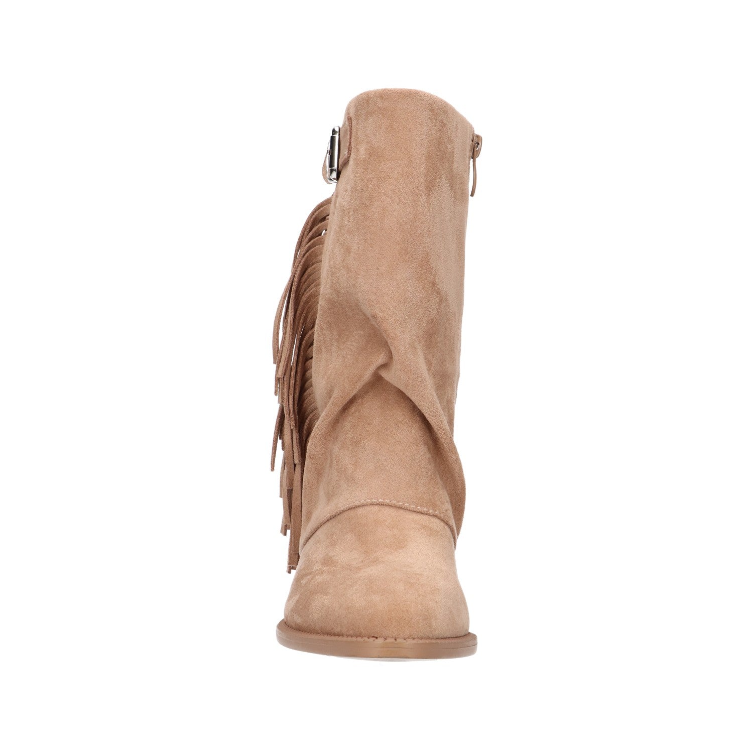 Western bootie beige textiel – La Strada Shoes