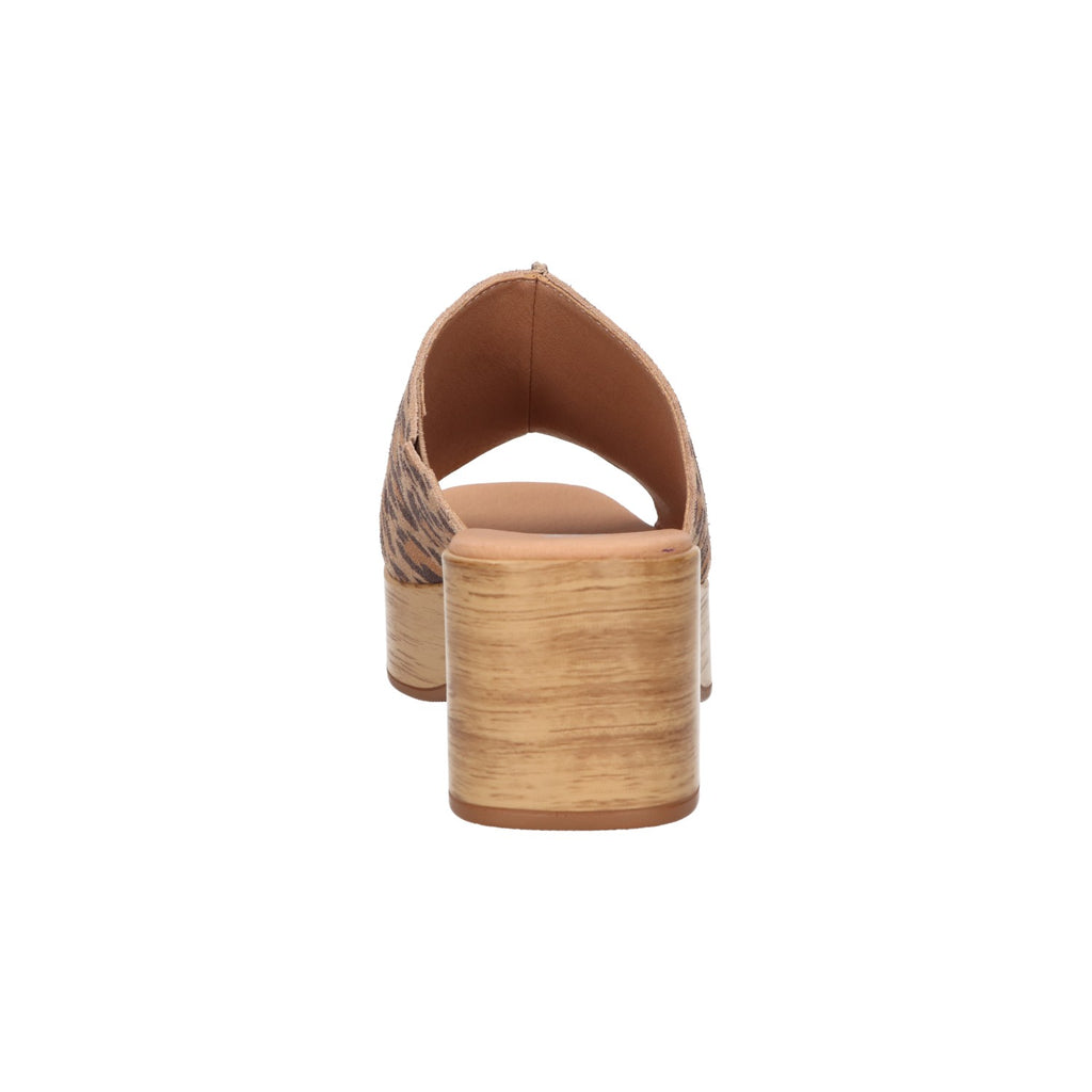 Platform sandal luipaard