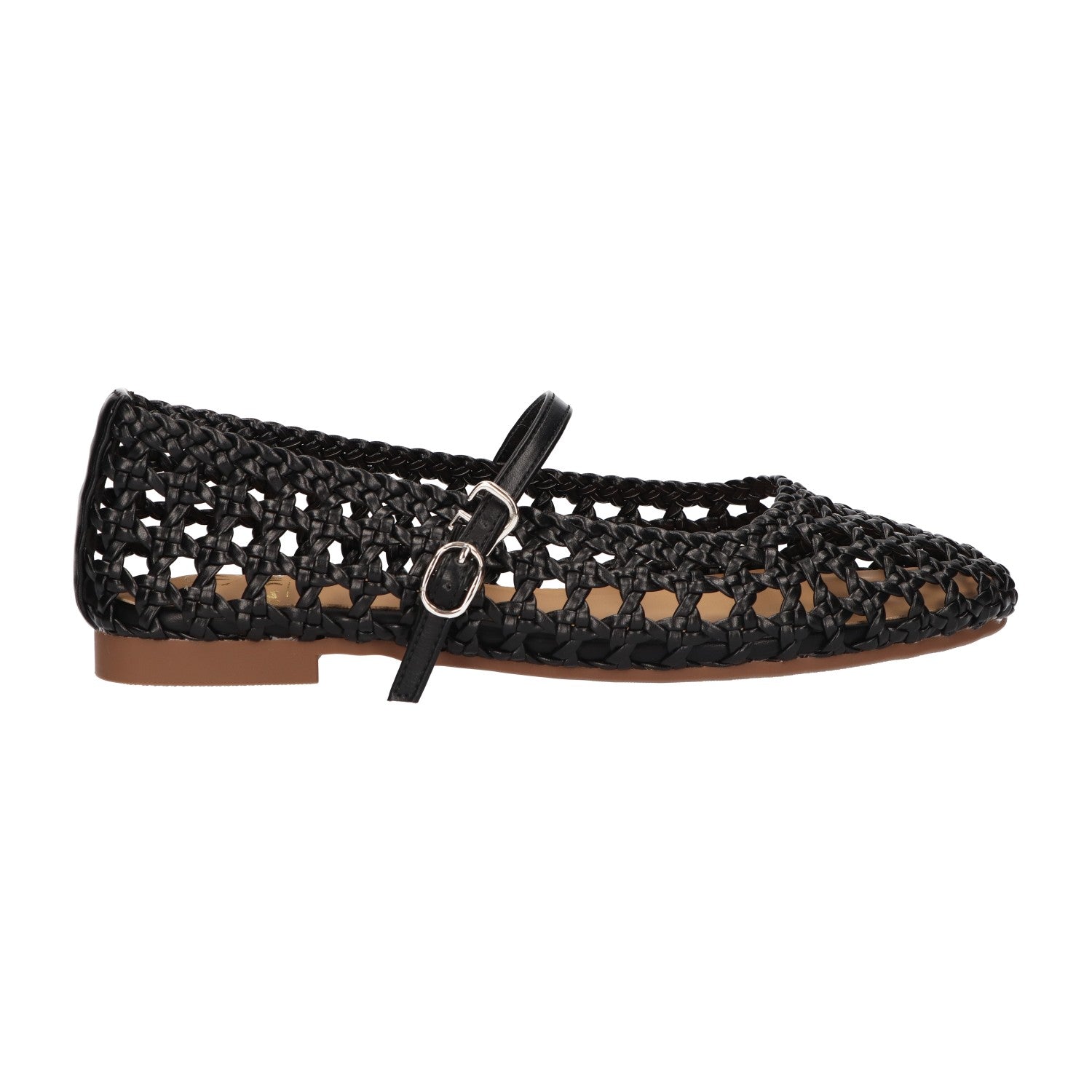 Ballerina zwart synthetisch
