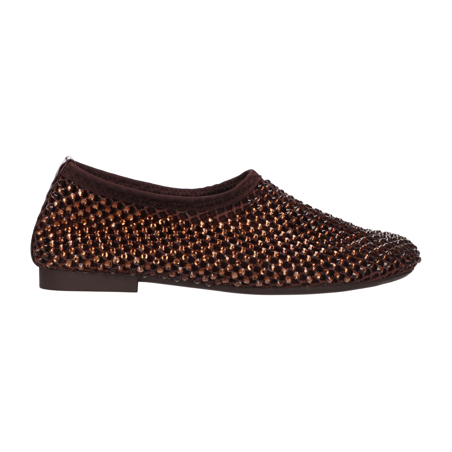 Ballerina bruin met steentjes