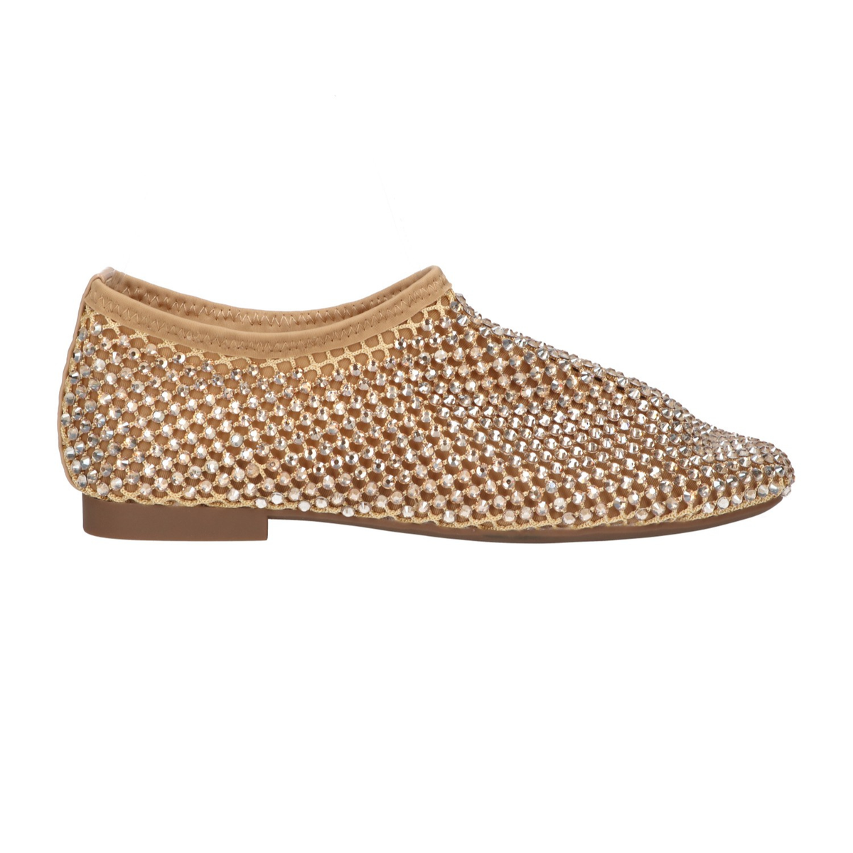 Ballerina goud met steentjes