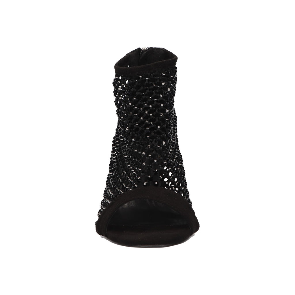 Heel sandal with stones