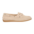 Suède leren mocassin – beige
