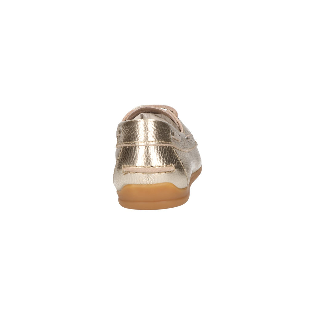 Mocassin goud leer