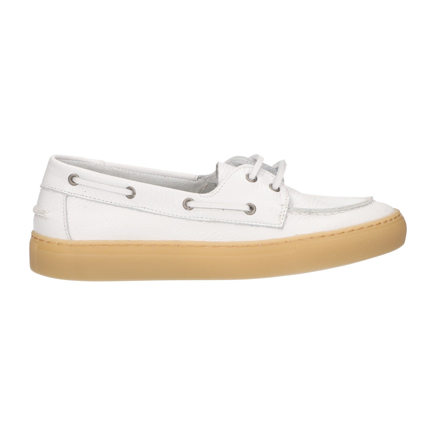 leren mocassin – wit