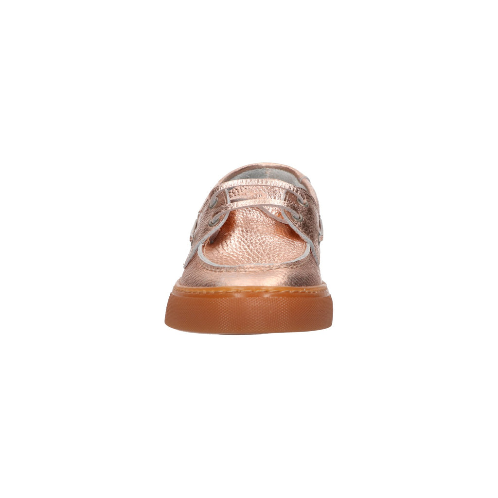 Mocassin brons leer