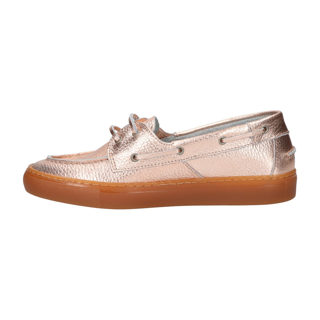Mocassin brons leer