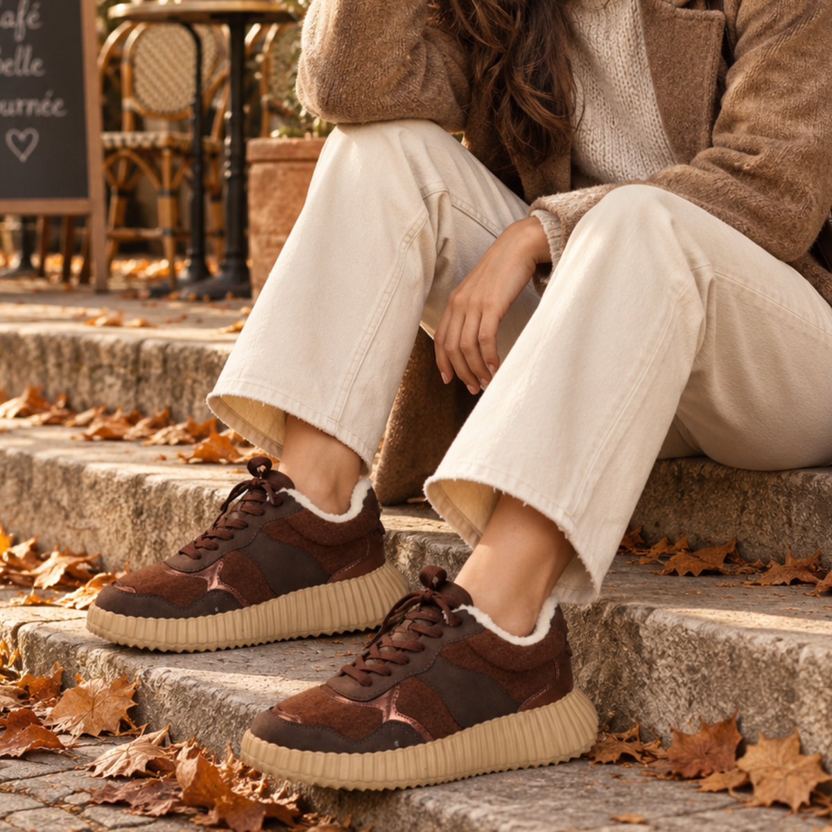 Sneaker bruin